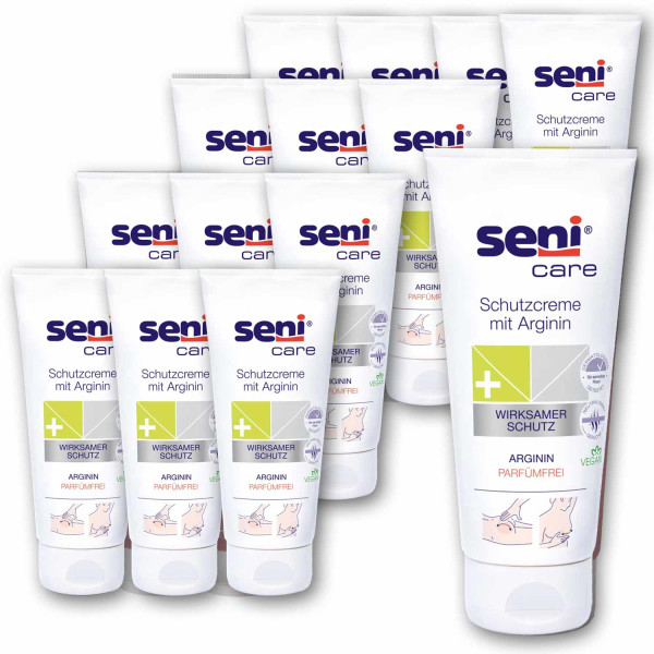 14 Tuben Seni Care Hautschutzcreme mit Arginin 