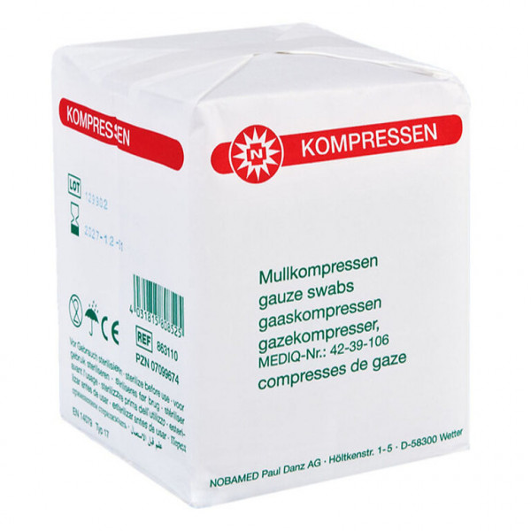 Mullkompresse 10x20 cm
