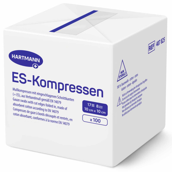 Box ES-Kompressen Unsteril 17-Fädig 10x10 cm