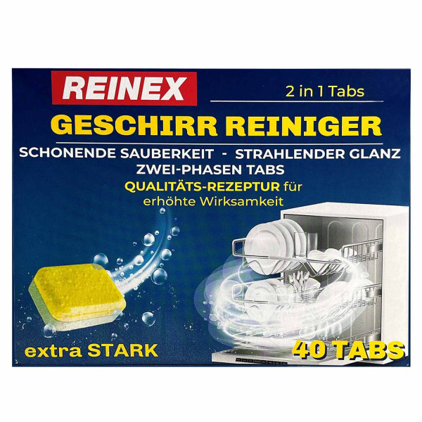 Reinex Geschirr-Reiniger Tabs eigenes Bild
