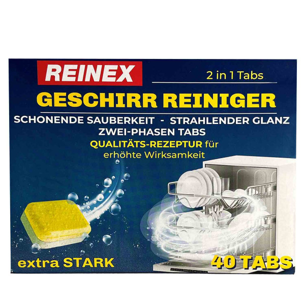 Reinex Geschirr-Reiniger Tabs eigenes Bild