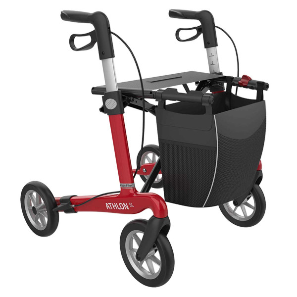 Athlon SL Carbon Ultralight Rollator 55 rot