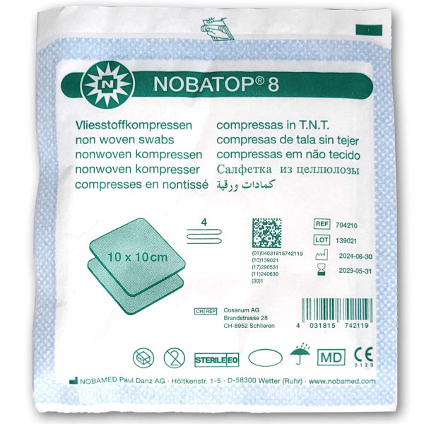 Nobatop 8 a 2 Steril 10 x 10 Beutel