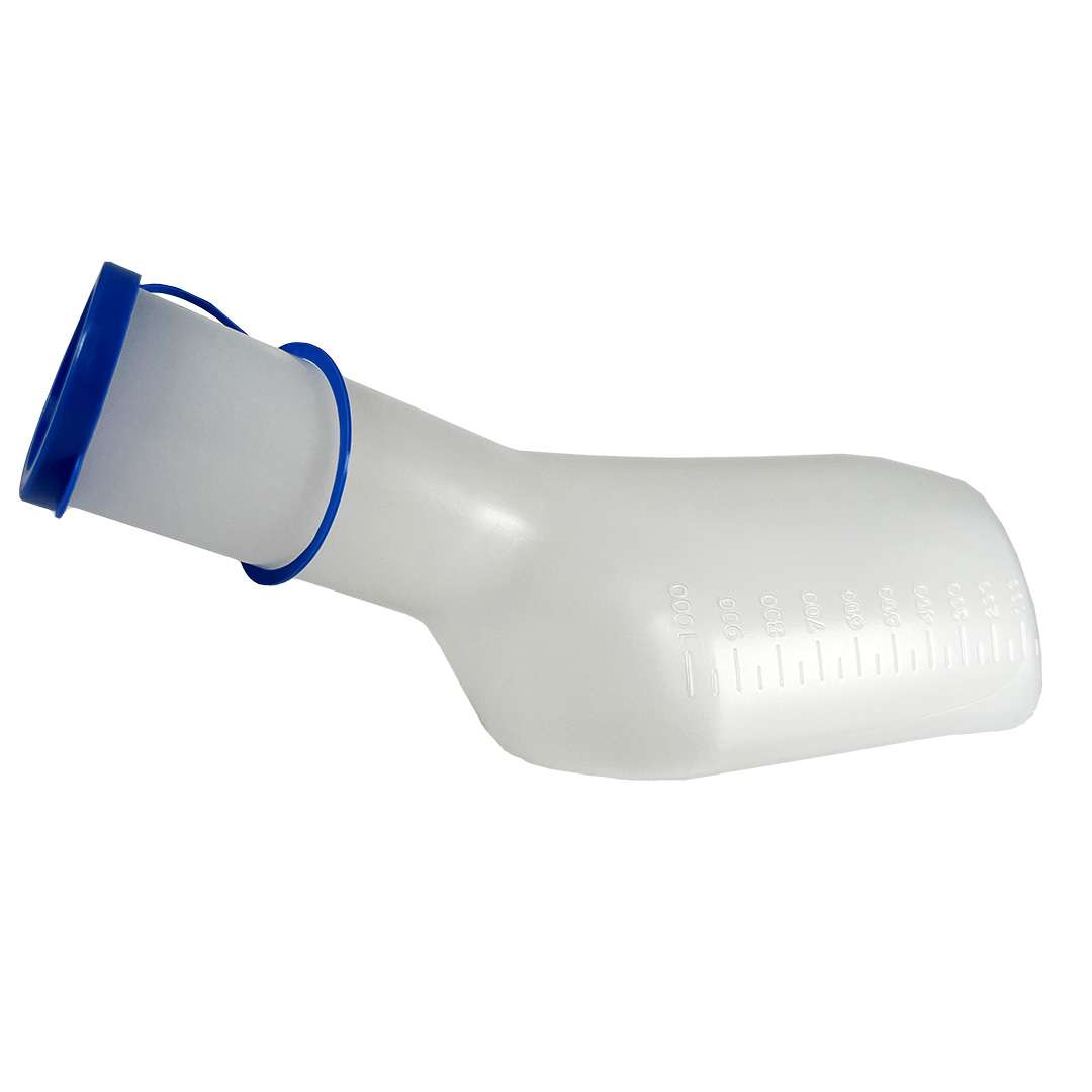 2 Urinflaschen Für Männer – Uriduck, Schwarz, 1000 Ml – Wiederverwendbar, Made In Germany