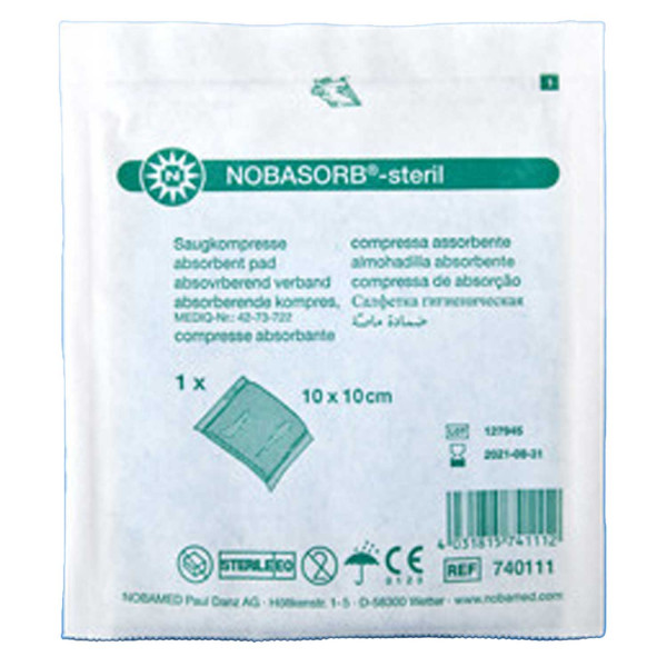 Nobasorb® compresses absorbantes stériles