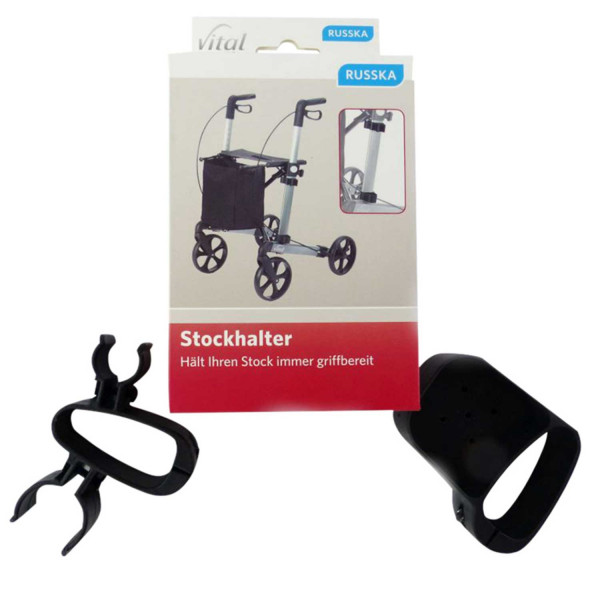 Russka Stockhalter für Rollator Vital Classic