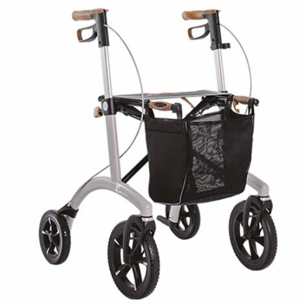 Saljol  Allround Rollator aus Aluminium 62 cm Pearl Grey