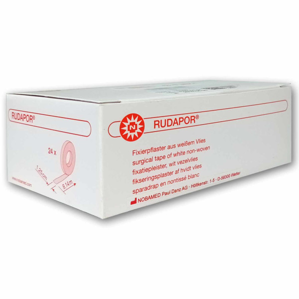 Box Rudapor ohne Seitenscheiben Fixierpflaster 9,14x1,25 cm
