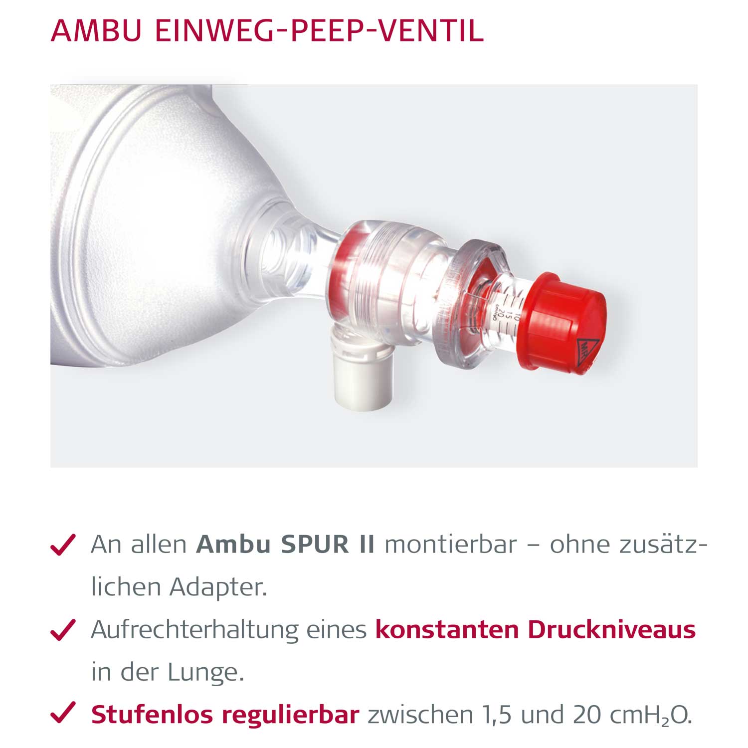 Ambu® Spur® II Einweg Beatmungsbeutel, Neugeborene