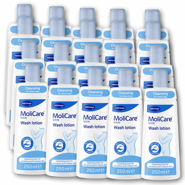 20x 250 ml MoliCare Skin Wash Lotion