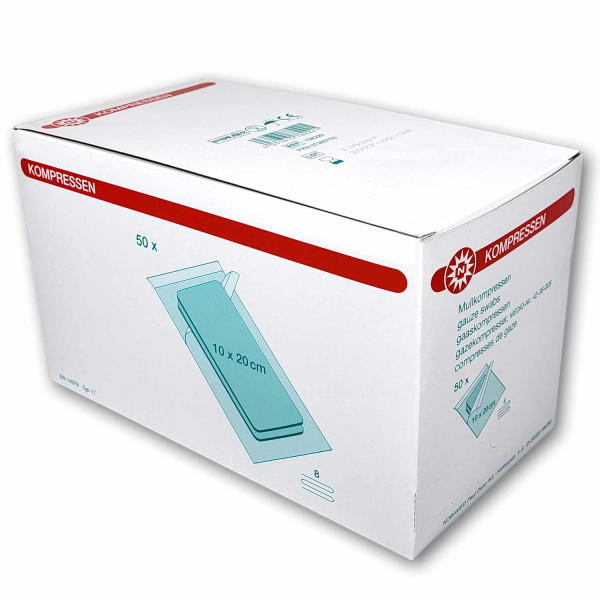 Box Mullkompresse-steril 8-fach a 2 10 x 20 cm