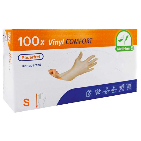 Vinyl Einmalhandschuhe S