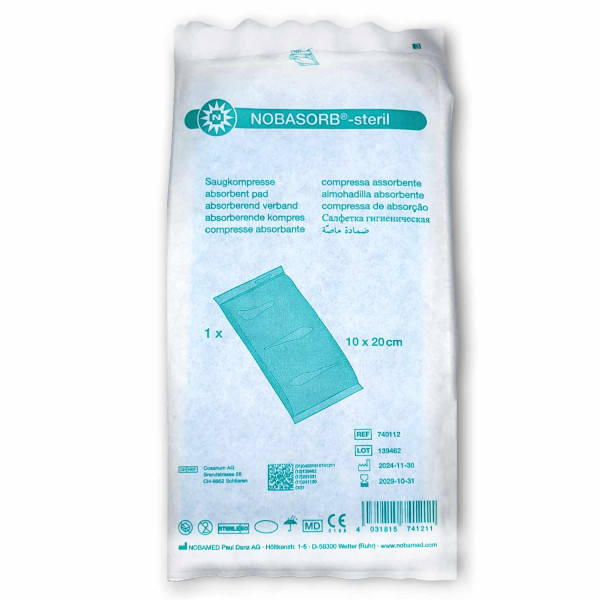 Nobasorb Steril Beutel 10x20 cm
