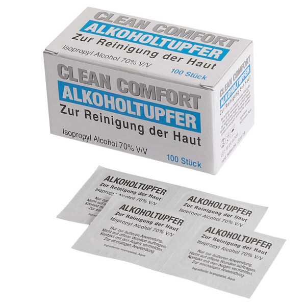 Alkoholtupfer Clean-Comfort 