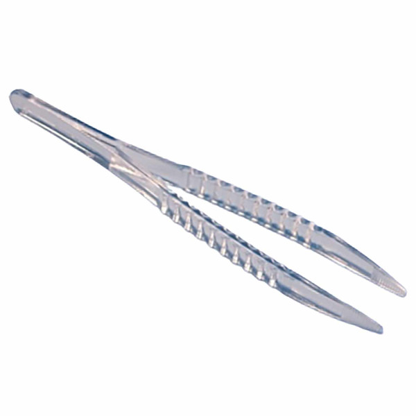Pinzette aus Kunststoff, transparent