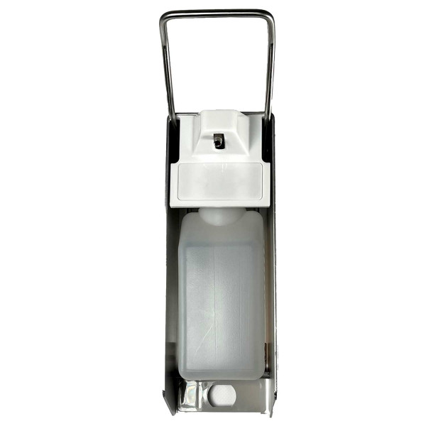 Wandspender mit kurzem Arm, inkl. Flasche - Aluminium 500 ml