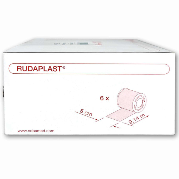 Rudaplast 9,14 m x 5,00 cm Weiß