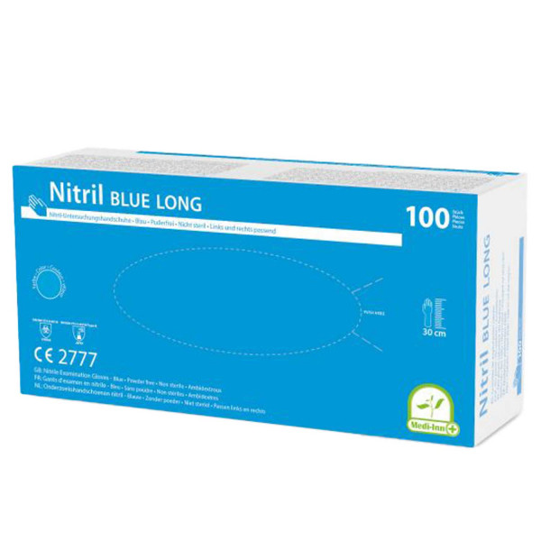 Medi-Inn Nitrilhandschuh Blue Long