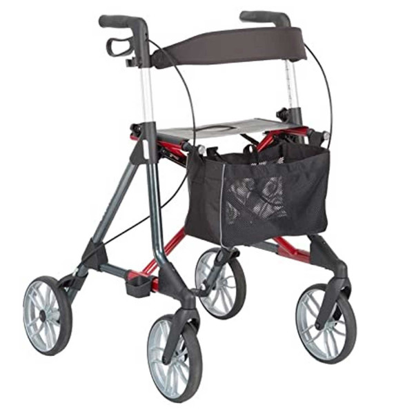 Russka Rollator Elan Classic anthrazit dunkelrot