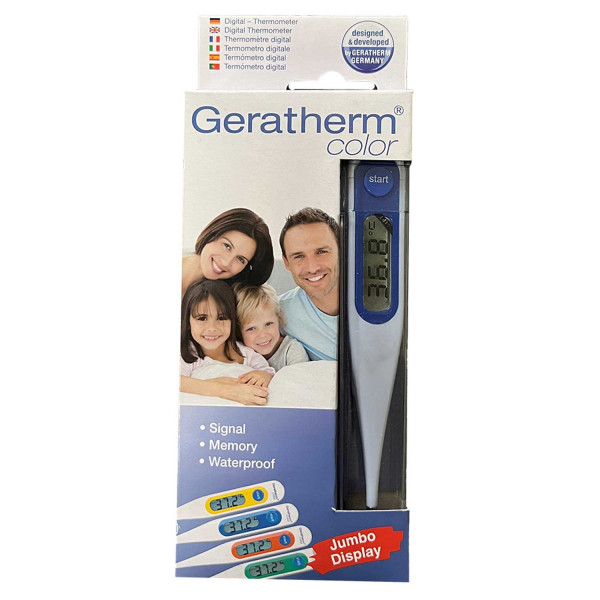 Geratherm Color Fieberthermometer Digital Blau